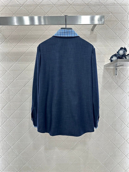 25fw Cowboy patchwork shirt and pants set