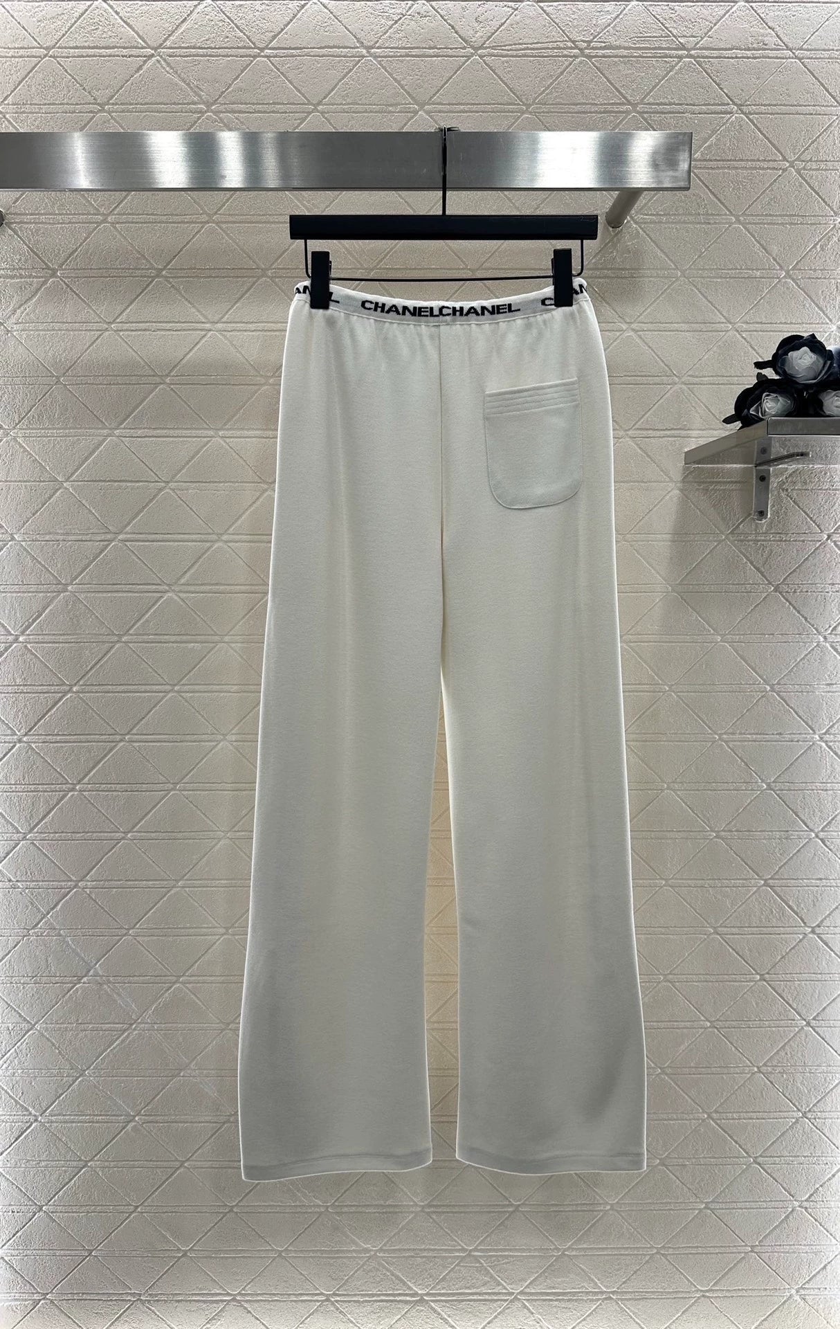 2025 Drawstring webbing wide leg pants