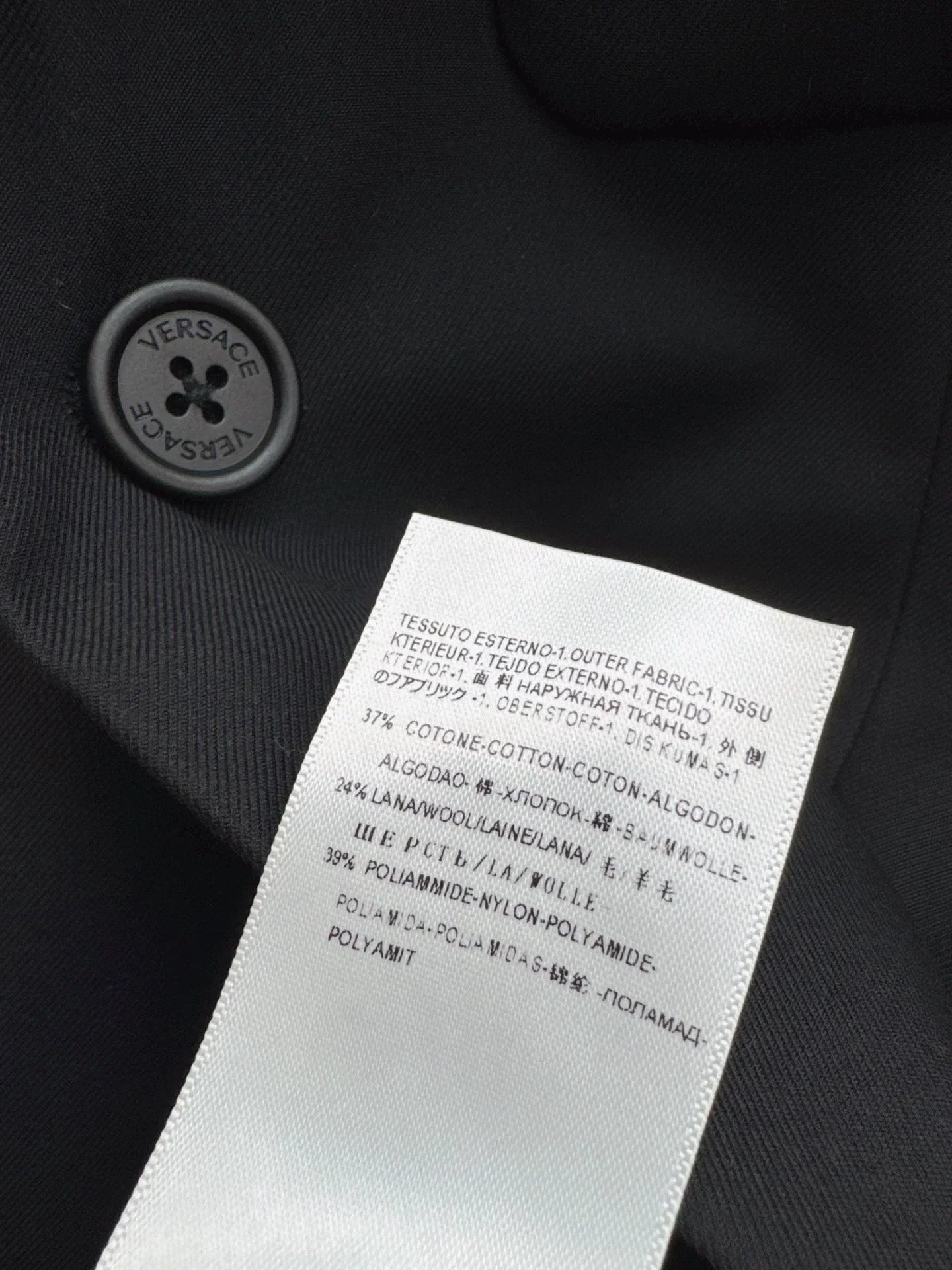 25fw Silhouette suit jacket+waist chain trousers