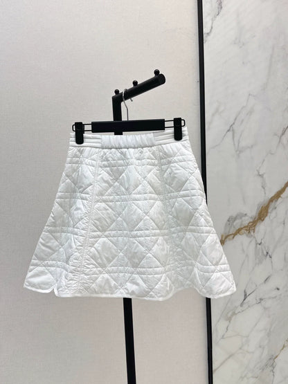 25fw Cotton padded short skirt