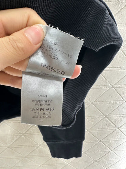 25fw Zipper embroidered hoodie