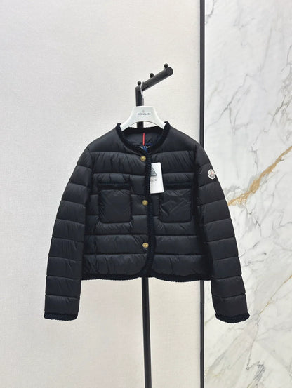 25fw Knitted and spliced down jacket