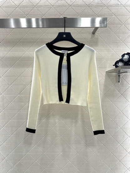 25fw Strap knit cardigan