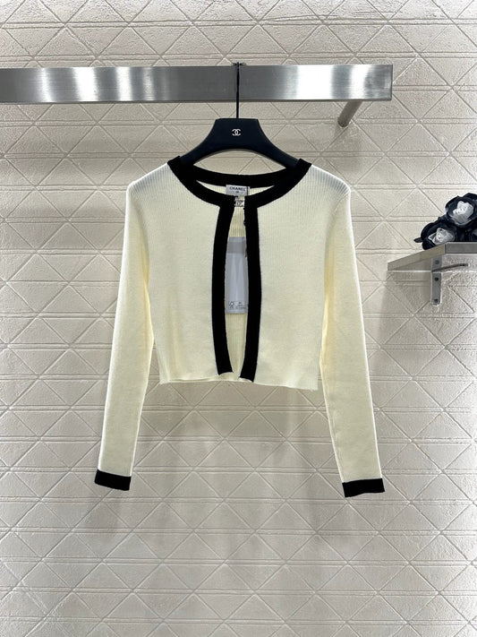 25fw Strap knit cardigan
