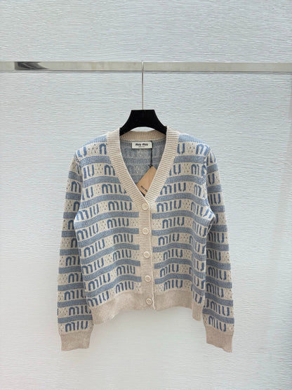 25fw LOGO Knitted Cardigan