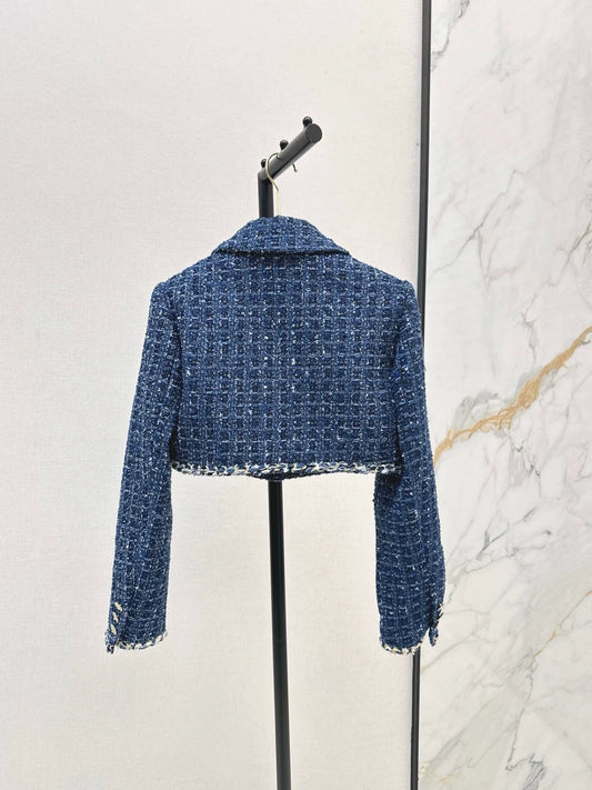 25fw Coarse woolen short jacket