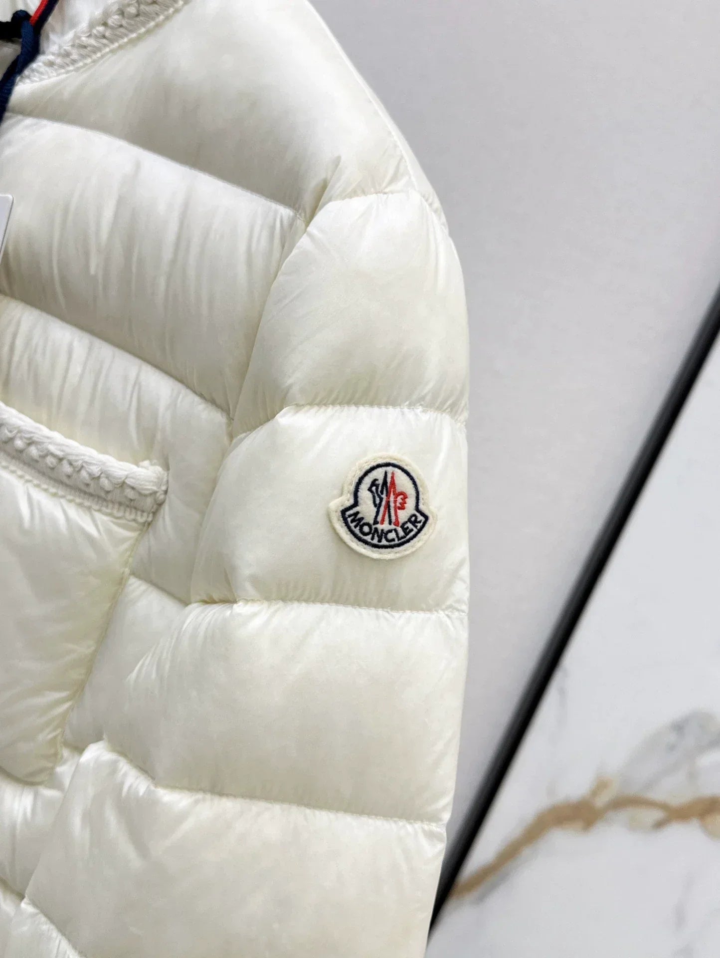 25fw Knitted and spliced down jacket