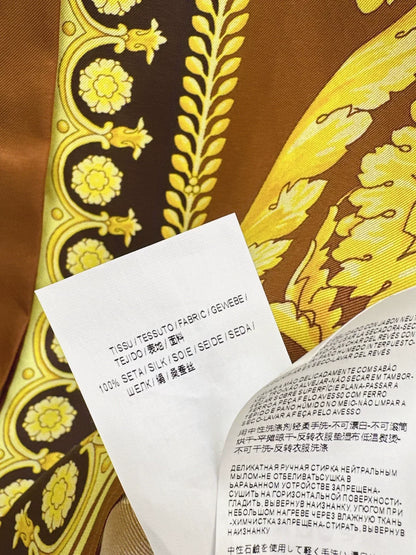 2025 Printed silk shirt