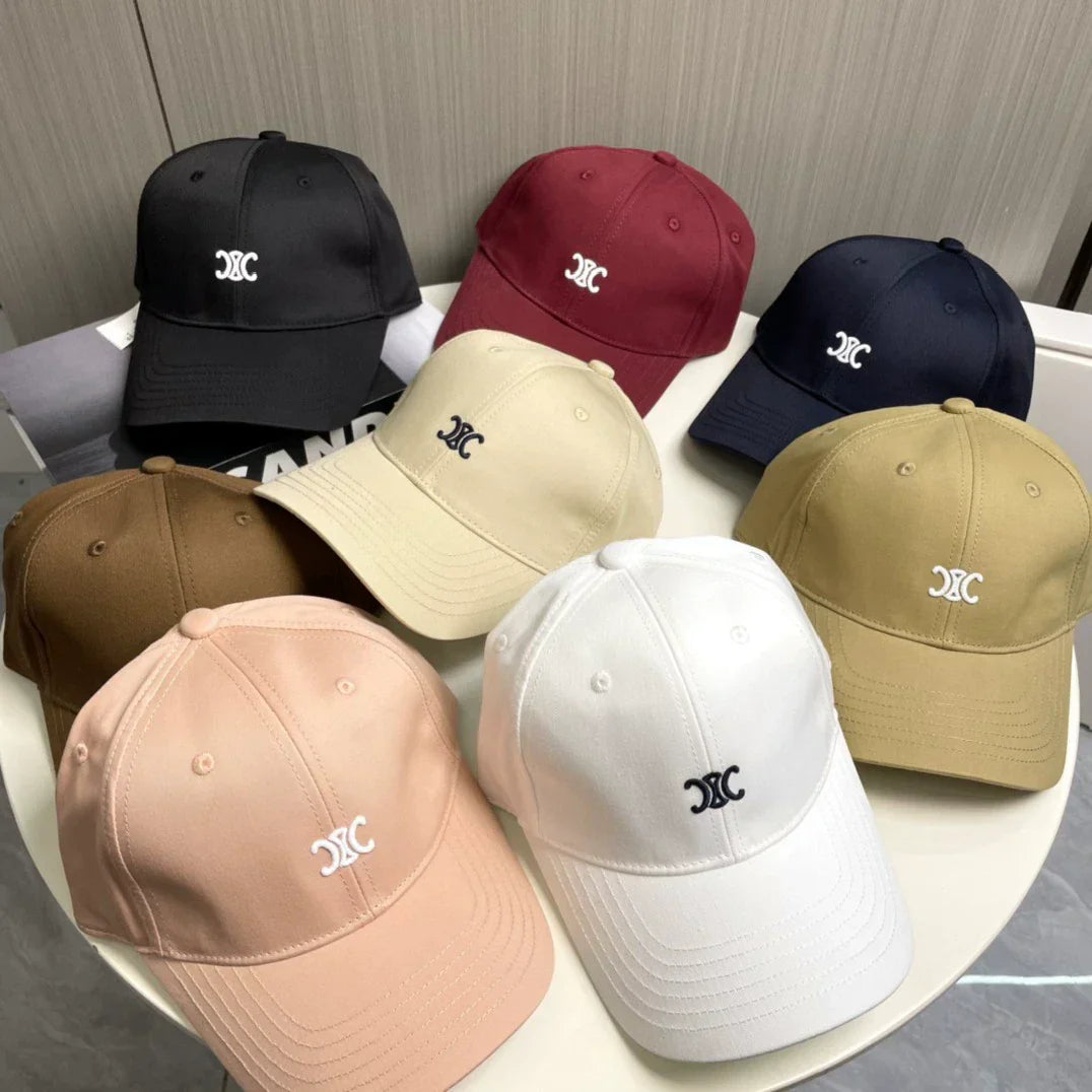 Simple embroidered logo baseball cap