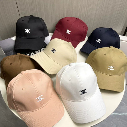 Simple embroidered logo baseball cap