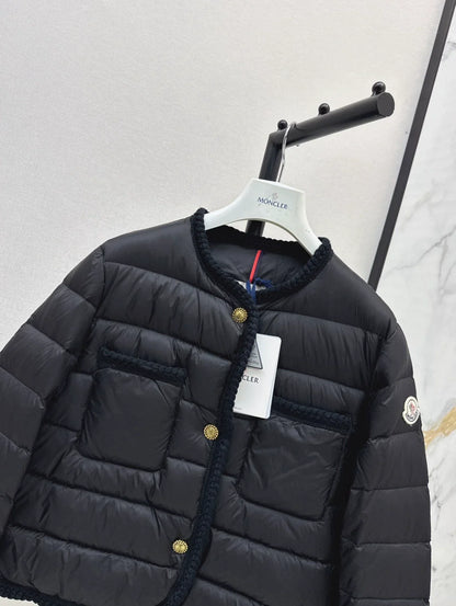 25fw Knitted and spliced down jacket