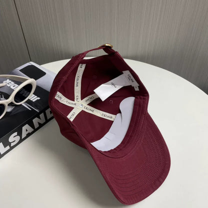 Simple embroidered logo baseball cap