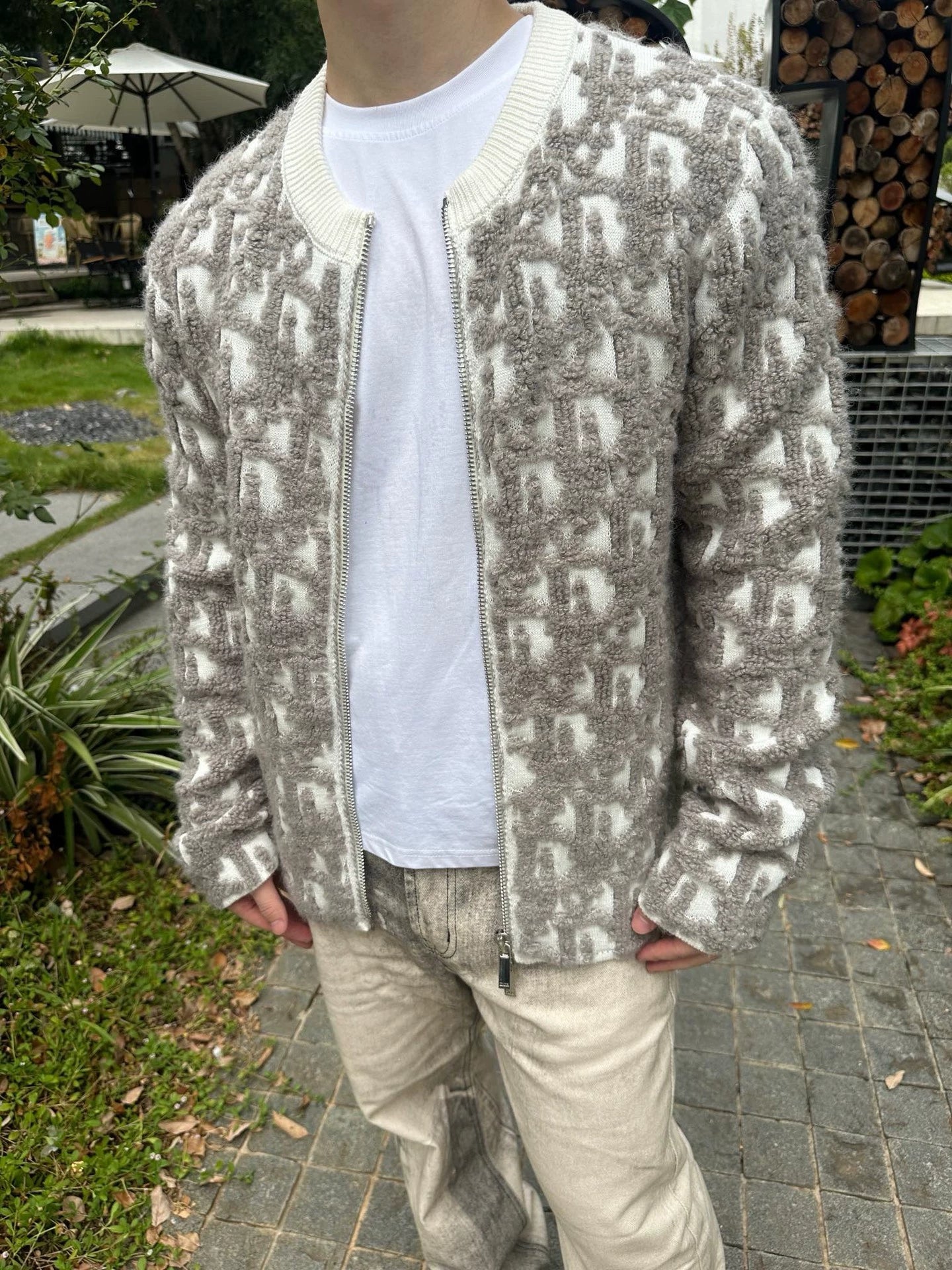 25fw zipper wool jacket