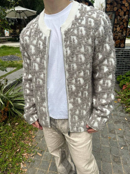 25fw zipper wool jacket