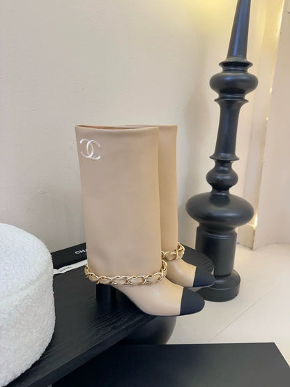 25SS new chain knight boots