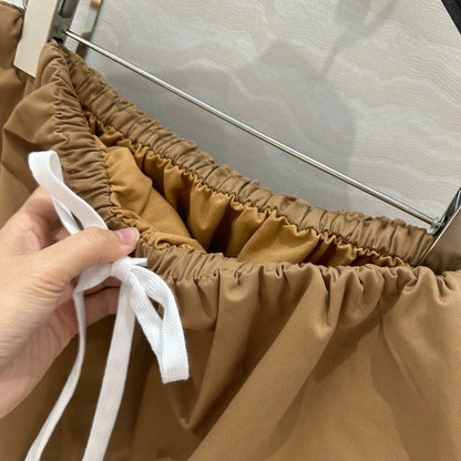 Double-layer flower bud puffy miniskirt