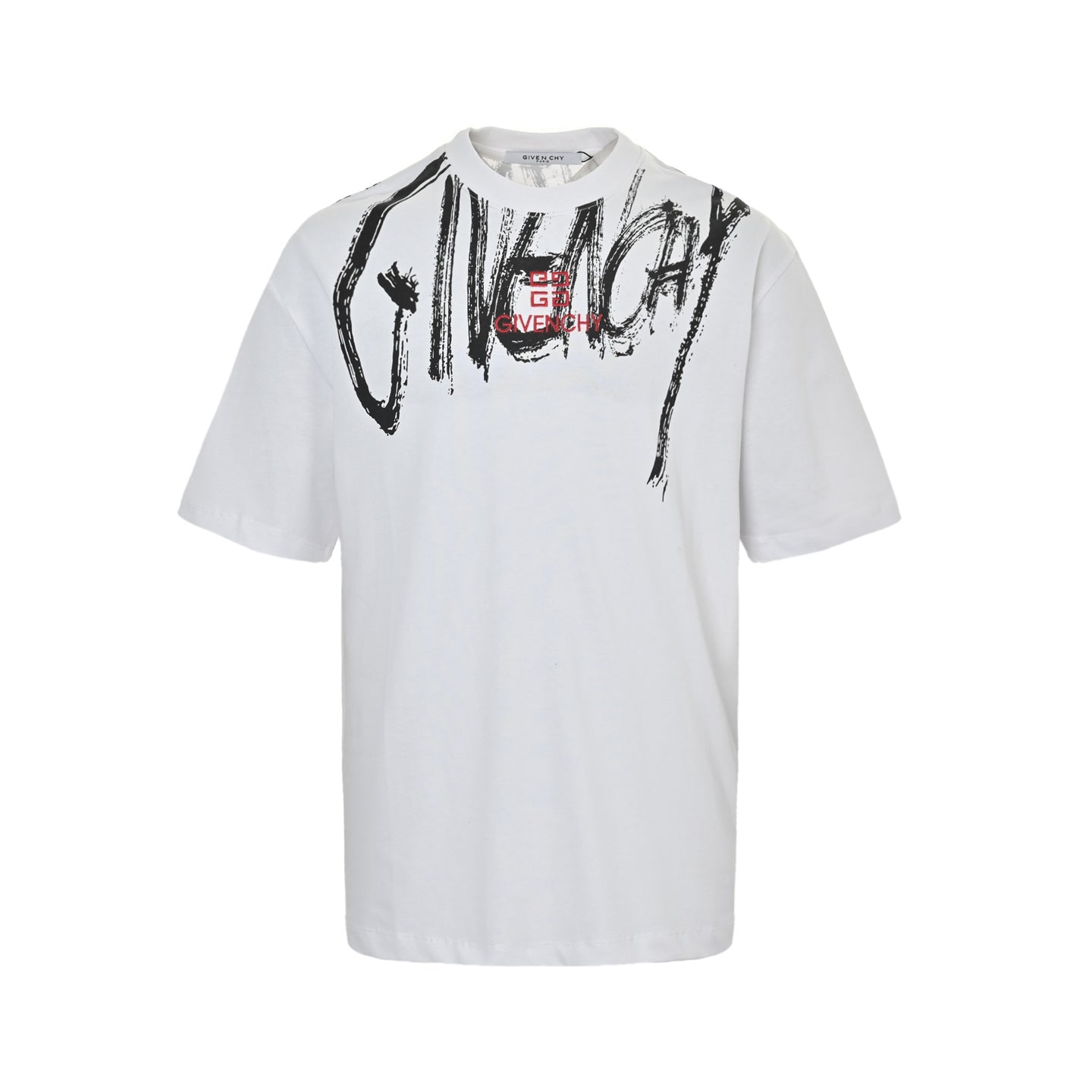 25ss graffiti lettering embroidered logo short sleeves