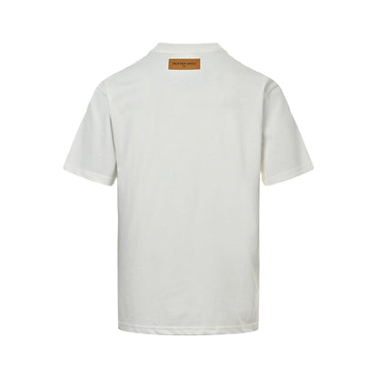 25ss Embroidered monogram short sleeves