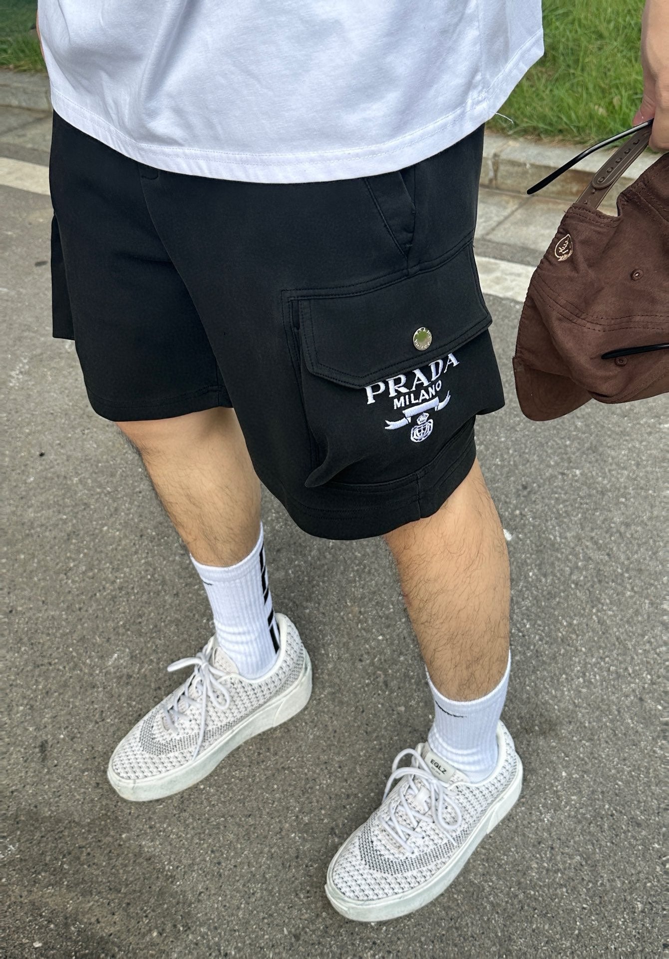 25SS side pocket cargo shorts