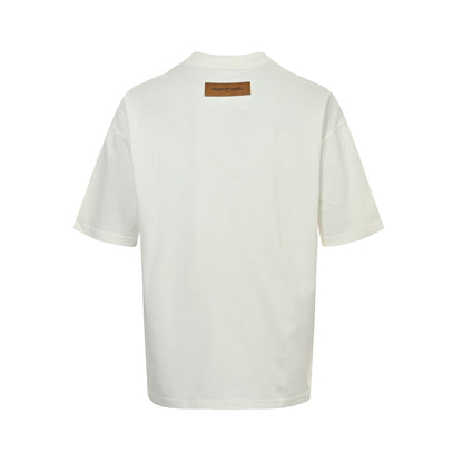 25ss hot silver letter short sleeved shirt