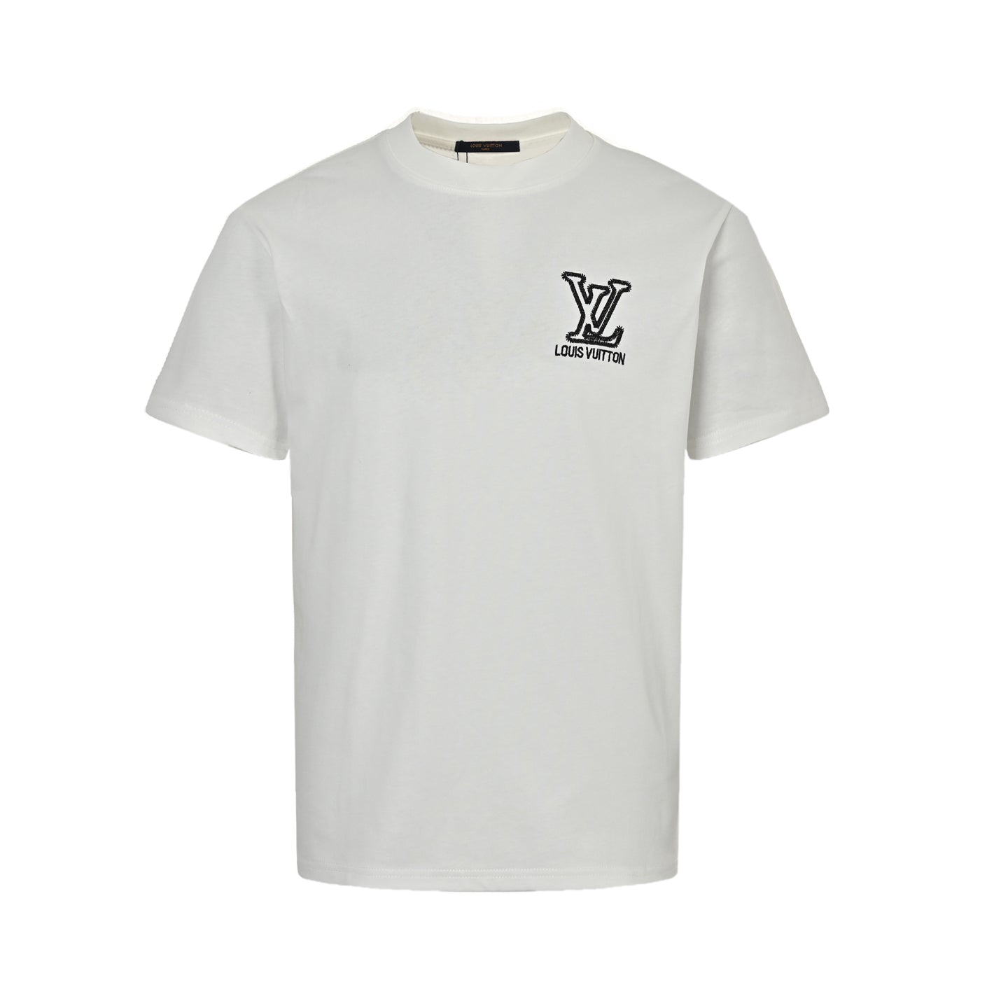 25ss Embroidered monogram logo short sleeves