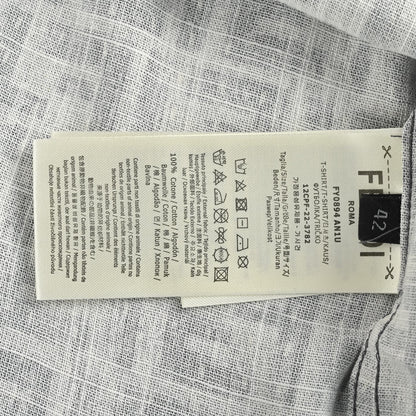 25ss Topstitched FF jacquard short-sleeved shirt
