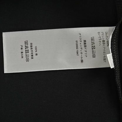25Fw short-sleeved shirt with letter print on the hem