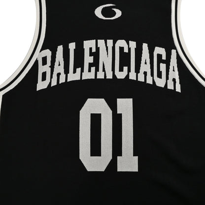 25ss knitted basketball vest