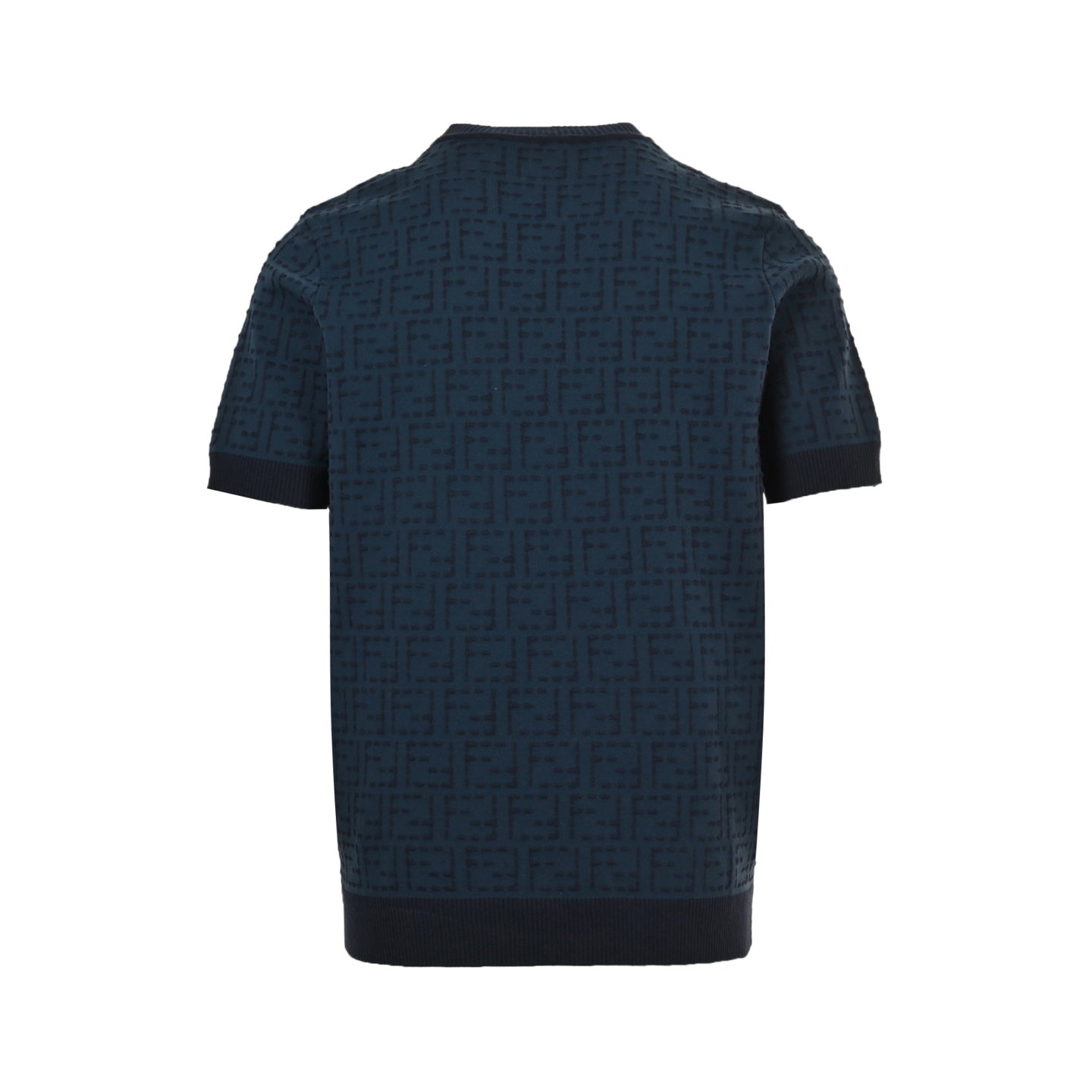 25ss full width FF jacquard knitted short sleeved shirt