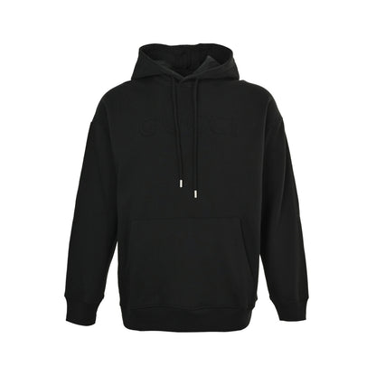 25FW Lettering embroidered hooded sweatshirt