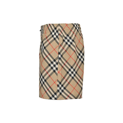25 Diagonal plaid shorts