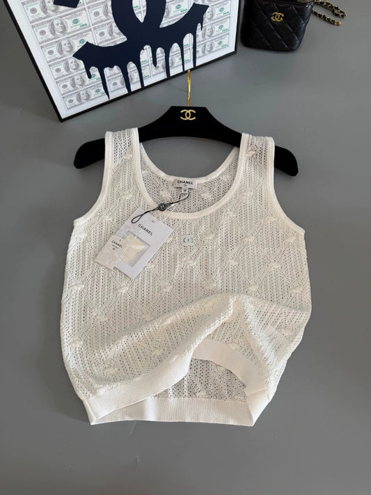 25 new diamond texture knitted vest