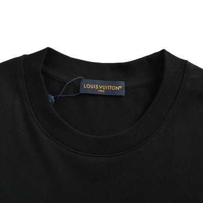 25ss printed logo with laminated letters short sleeved shirt