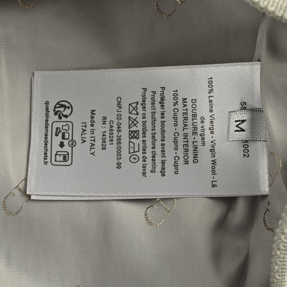 25 Hemmed wool cardigan jacket