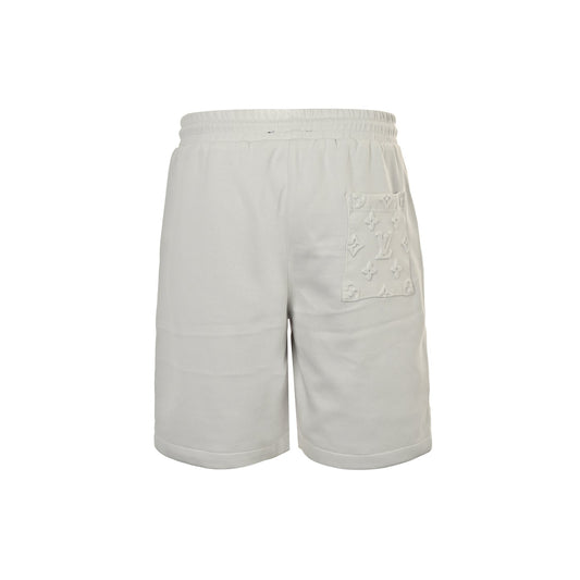 25ss pocket floral relief shorts