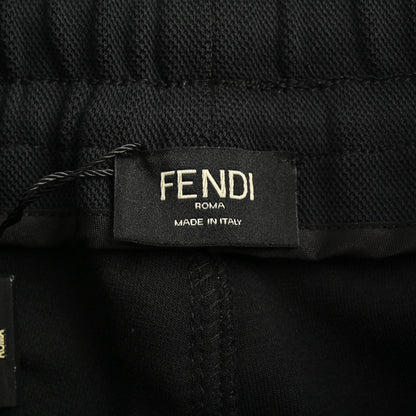 Small eye embroidered double F ribbon tracksuit trousers