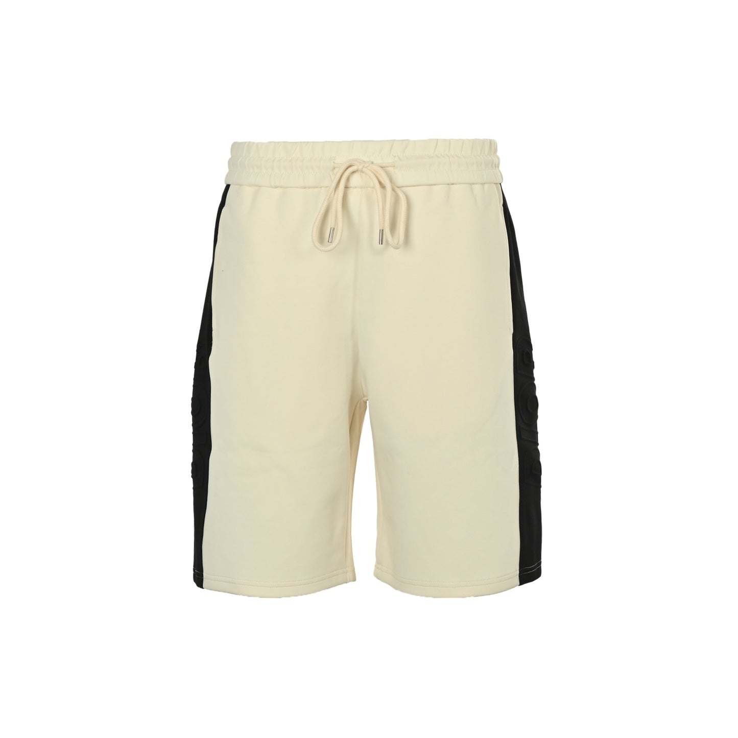 25ss side contrasting color splicing logo embossed shorts