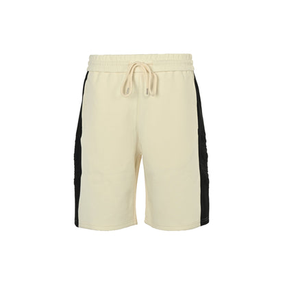 25ss side contrasting color splicing logo embossed shorts