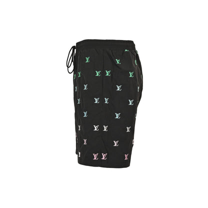 25ss gradient embroidered small label beach shorts