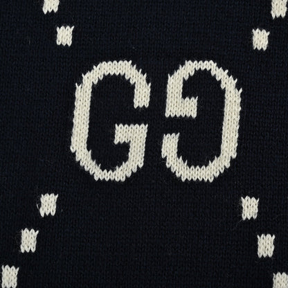 25ss Double G jacquard cable knit Polo short sleeve