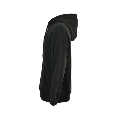 25FW Lettering embroidered hooded sweatshirt