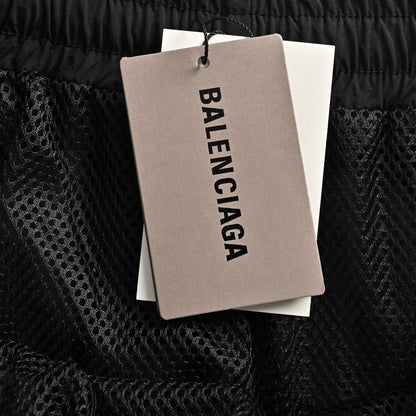 Ba 25 Embroidered letter logo shorts