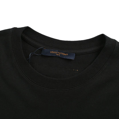 25ss front and back thick rubber printed logo short sleeves