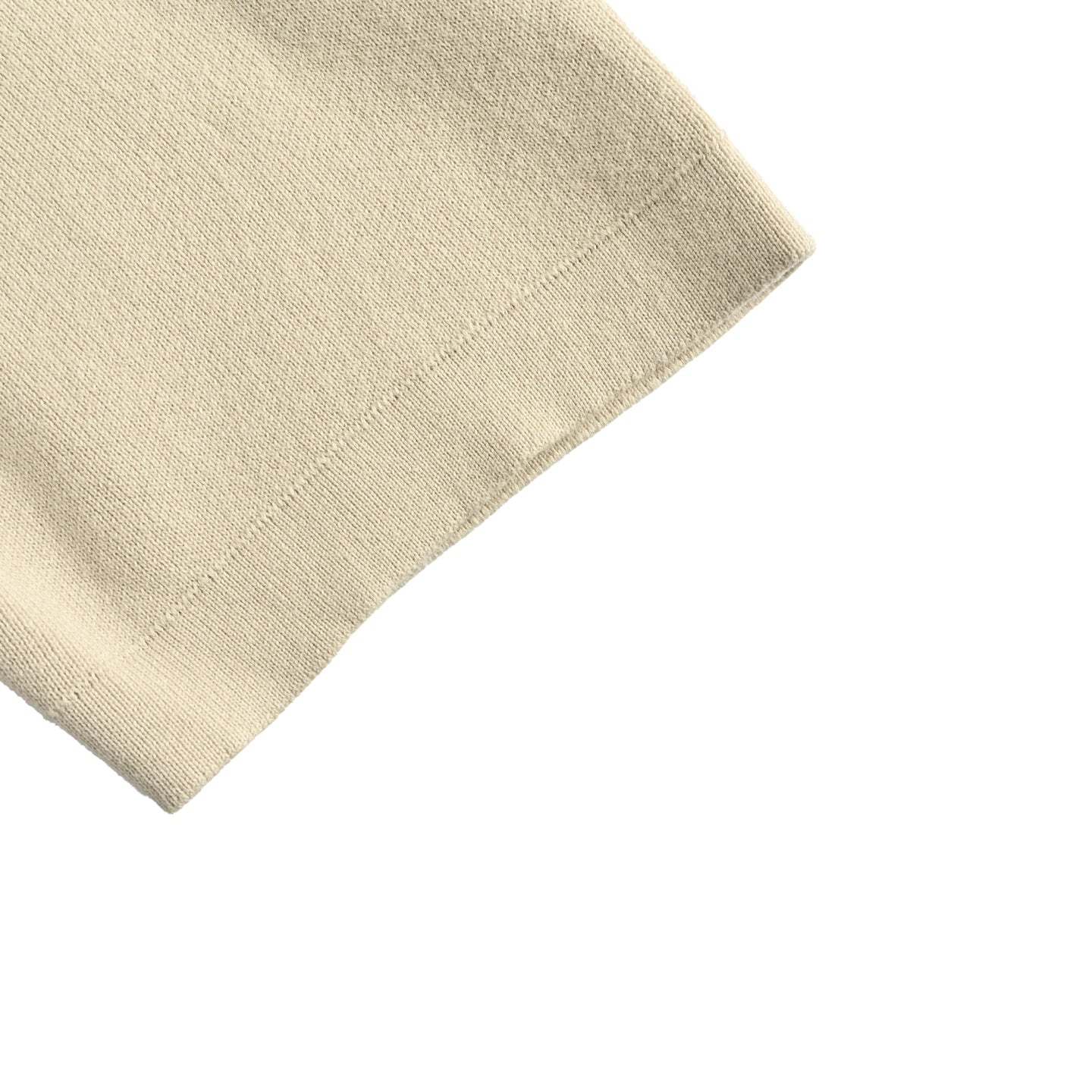 25ss pocket jacquard logo knitted short sleeved shirt