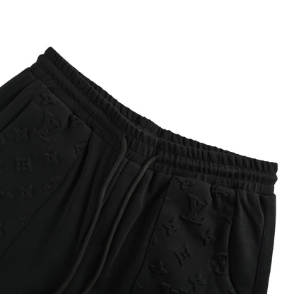25ss pocket floral relief shorts