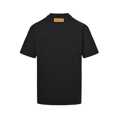 25ss Embroidered monogram short sleeves