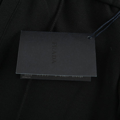 Triangle logo side webbing suit trousers