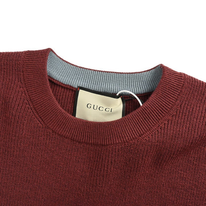 25FW Floral crew neck sweater