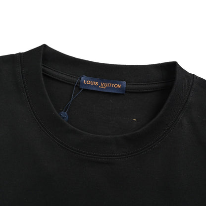 25ss Three Flower Adhesive Logo Short Sleeve