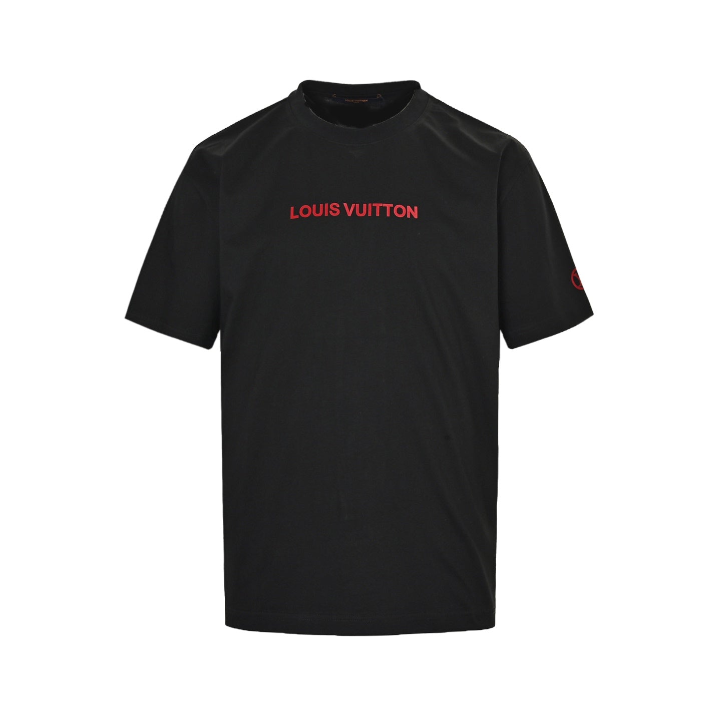 25ss flocking letter short sleeved shirt